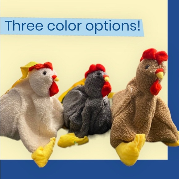 CHICKEN EASTER BASKET bag in chicken box, easter basket, chicken coup,egg basket - Picture 5 of 5